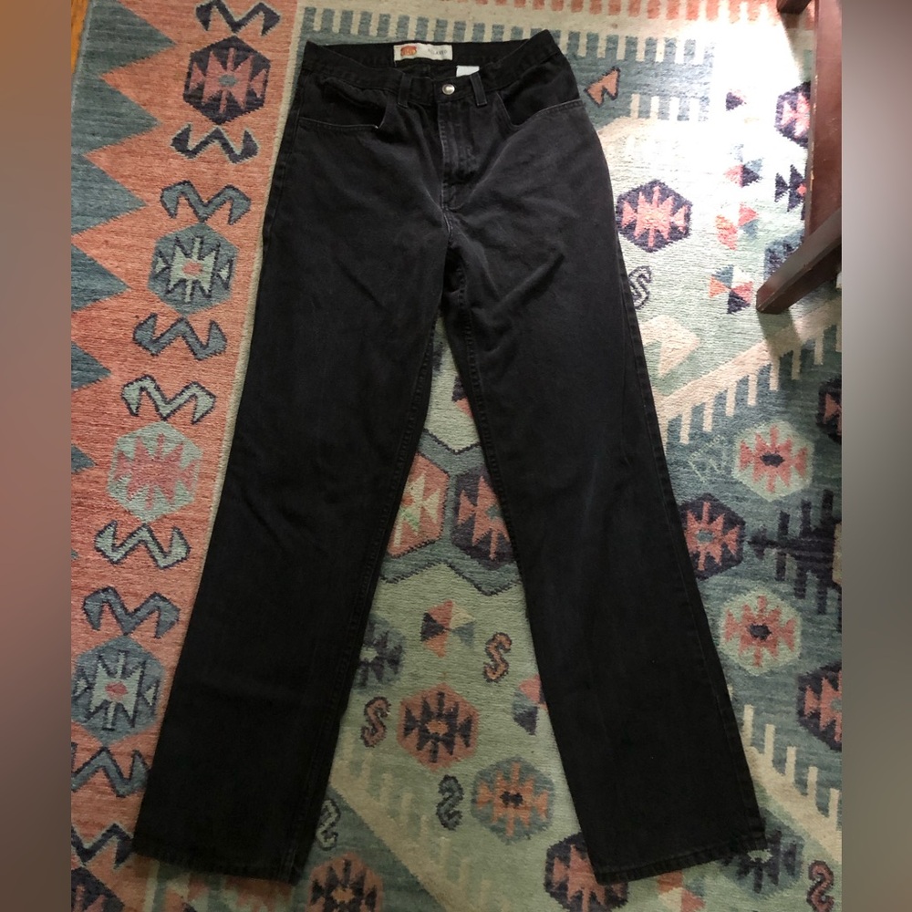 Vintage Route 66 Black Jeans